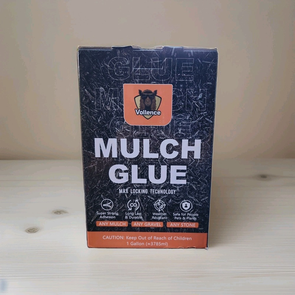 Vollence Ready to Use Mulch Glue, 128OZ Rock Glue for Landscaping, No Dilutio...